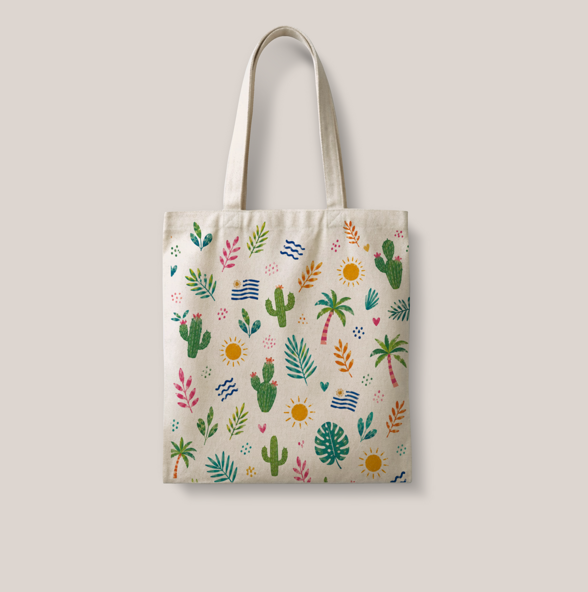 Tote bag de lienzo Playas de Uruguay