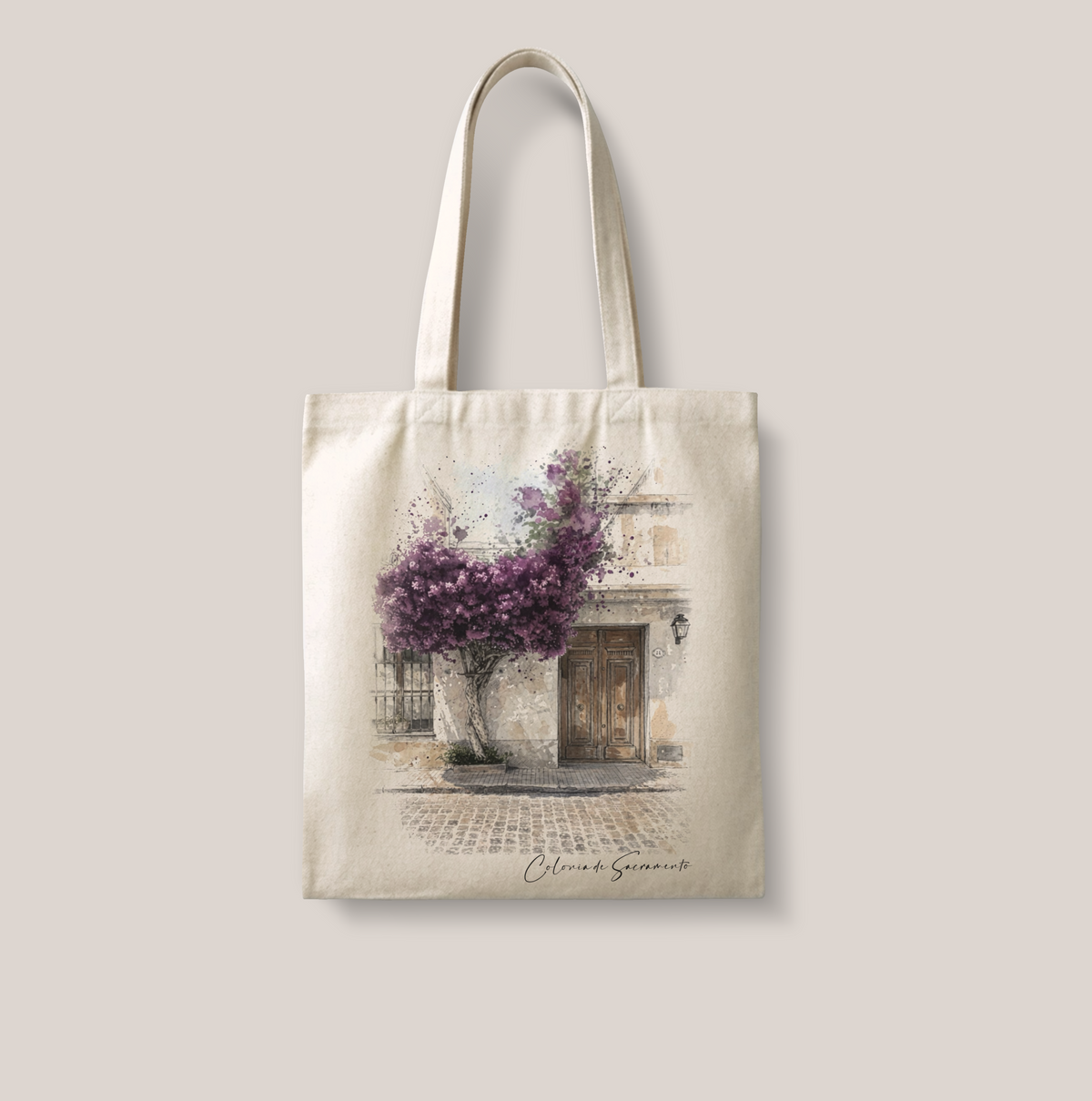 Tote bag de lienzo Colonia del Sacramento