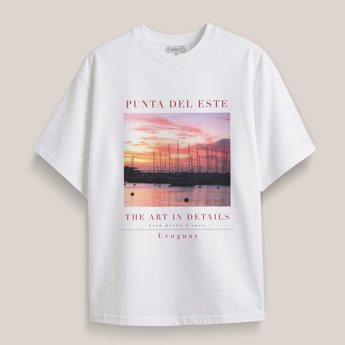 Camiseta Punta del Este tardecer