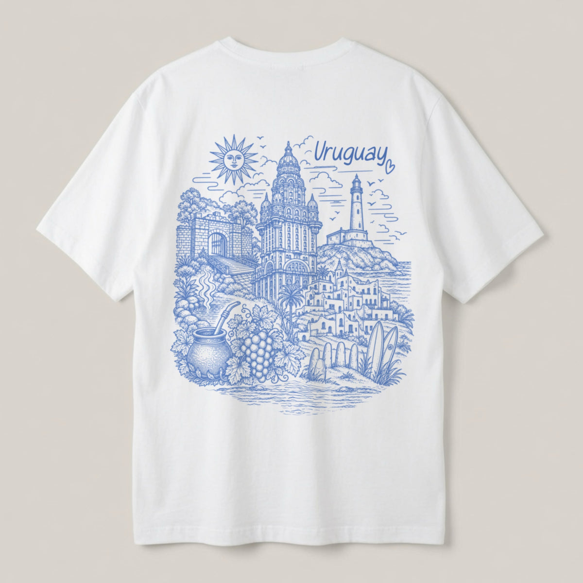 Camiseta Uruguay azul