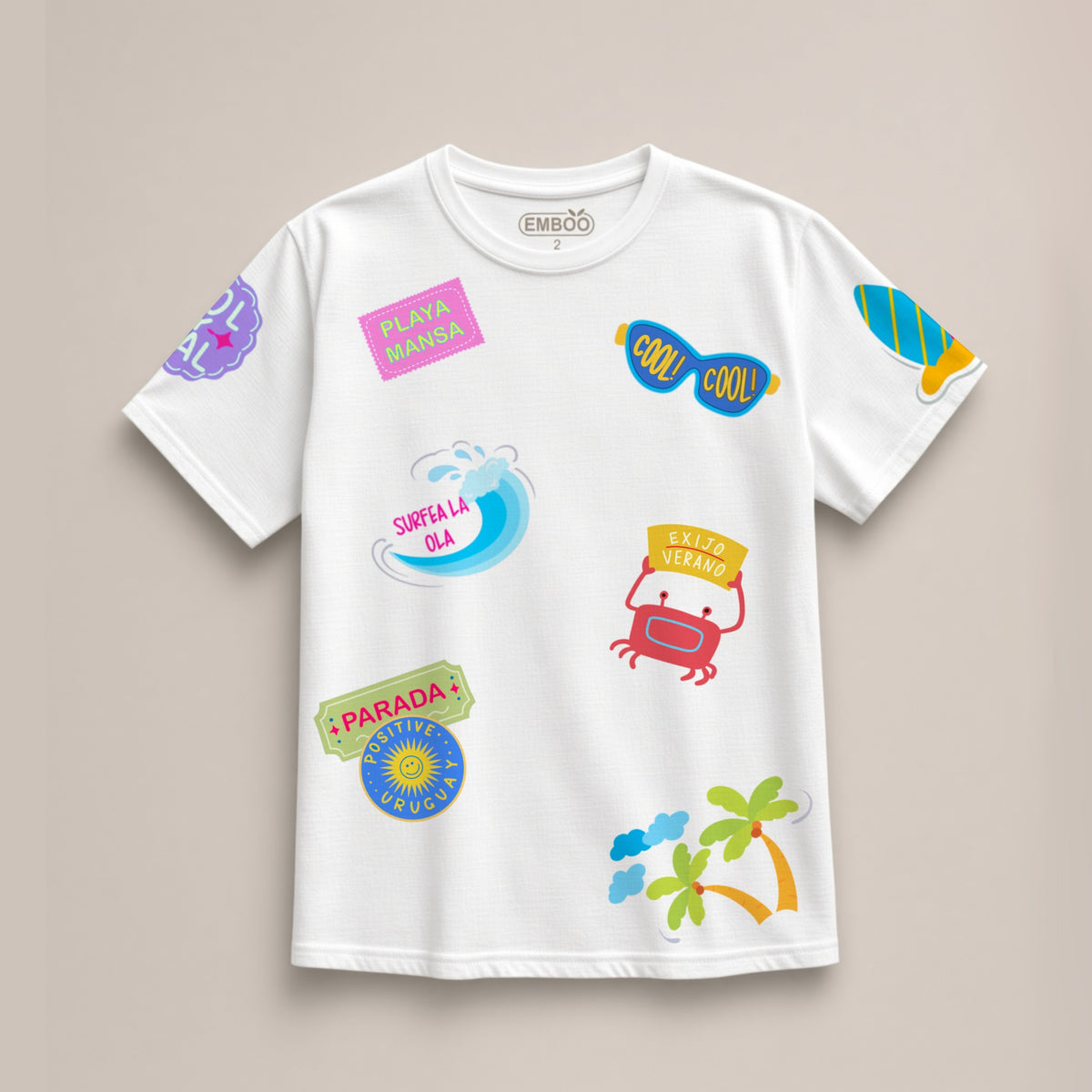 Camiseta Stickers