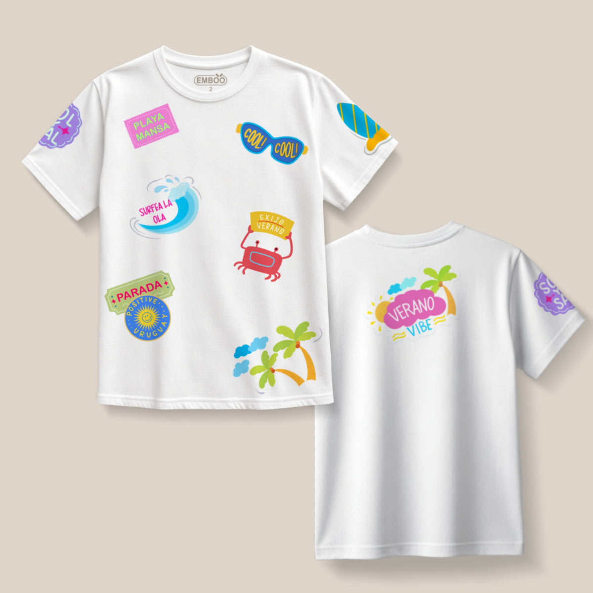 Camiseta Stickers